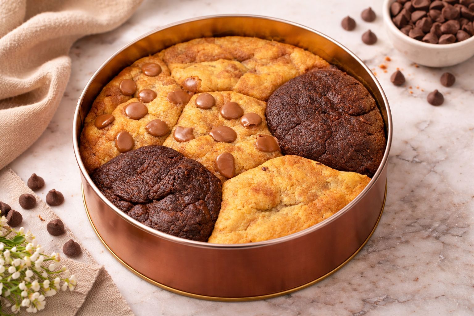 The signature cookie dough tin